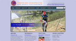 Desktop Screenshot of crowncitychiro.com